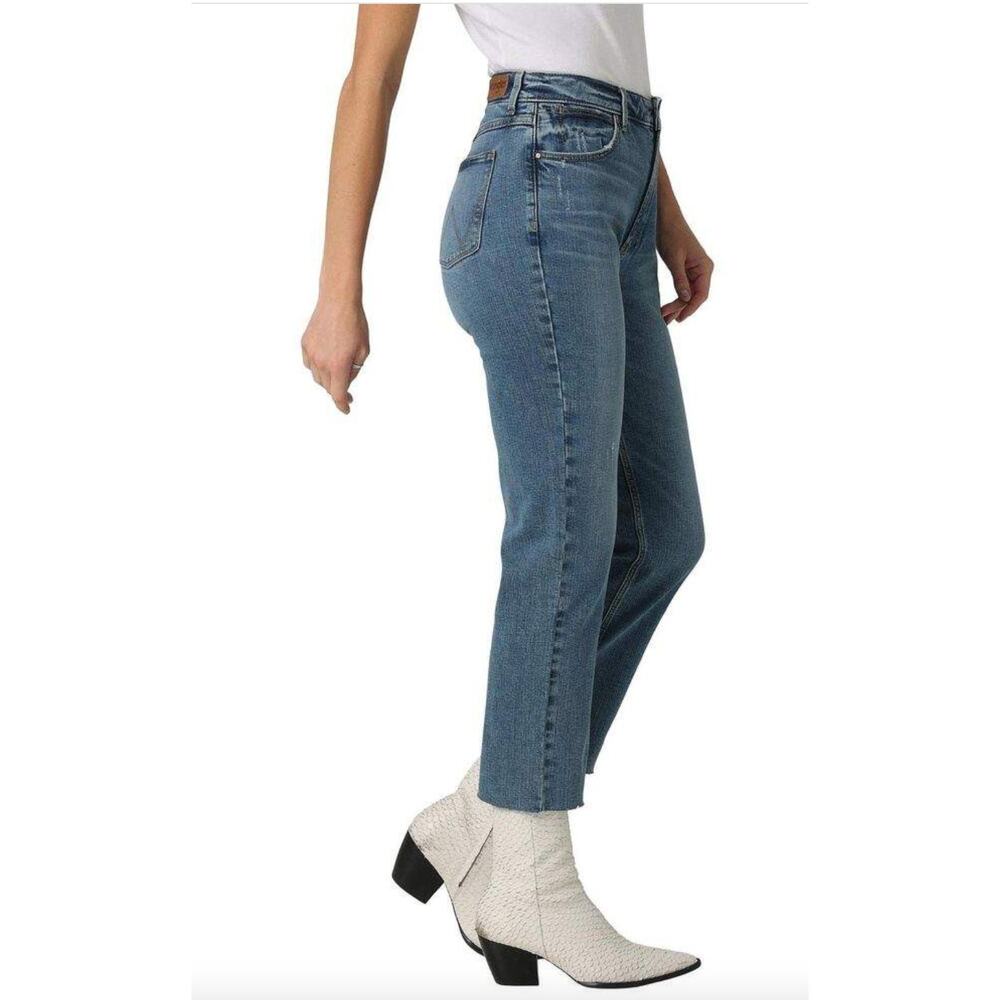 NWT Wrangler High Rise True Straight Crop Jeans Western Boho Women's 14